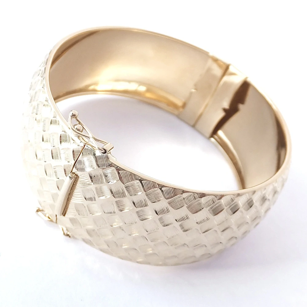 Zlatý náramek, Au 14K 585/1000, váha 33,44 g, použité zlato