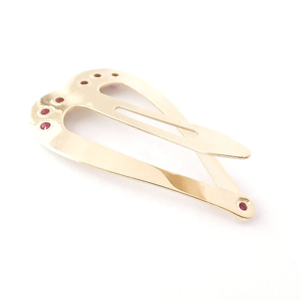 Zlatá sponka do vlasů, Au 14K 585/1000, váha 2,85 g
