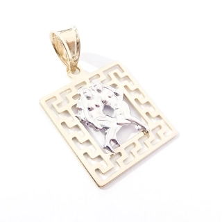 Zlatý přívěsek znamení Blíženci, Au 14K 585/1000, váha 0,99 g