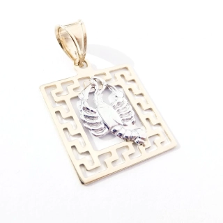 Zlatý přívěsek znamení Rak, Au 14K 585/1000, váha 0,93 g