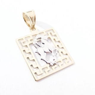 Zlatý přívěsek znamení Kozoroh, Au 14K 585/1000, váha 0,94 g