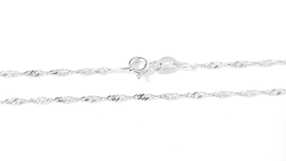 Zlatý řetízek 42,5 cm, Au 14K 585/1000, váha 2,10 g