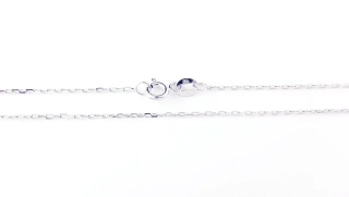 Zlatý řetízek 38 cm, Au 14K 585/1000, váha 1,33 g