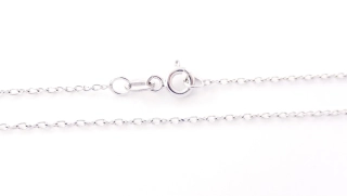 Zlatý řetízek 38 cm, Au 14K 585/1000, váha 1,23 g