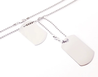 Stříbrný řetízek s přívěsky, Ag 925/1000, váha 18,44 g