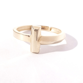 Zlatý prsten, Au 14K 585/1000, váha 1,86 g