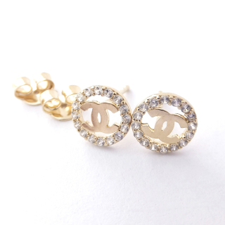 Zlaté náušnice, Au 14K 585/1000, váha 1,20 g