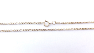 Zlatý řetízek 43 cm, Au 14K 585/1000, váha 2,13 g, použité zlato