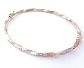 Zlatý náramek, Au 14K 585/1000, váha 3,65 g
