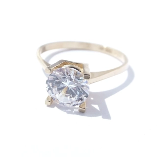 Zlatý prsten, Au 14K 585/1000, váha 2,14 g