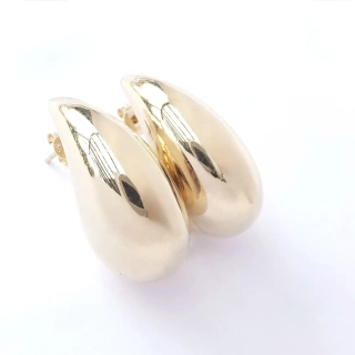 Zlaté náušnice, Au 14K 585/1000, váha 6,09 g