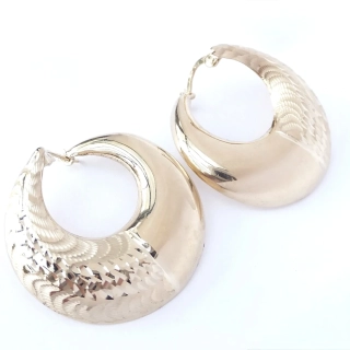 Zlaté náušnice, Au 14K 585/1000, váha 4,27 g