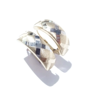 Zlaté náušnice, Au 14K 585/1000, váha 1,98 g