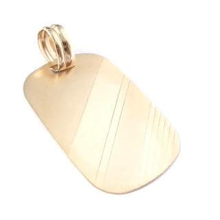 Zlatý přívěsek, Au 14K 585/1000, váha 2,86 g