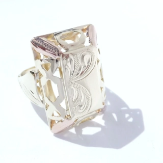 Zlatý prsten, Au 14K 585/1000, váha 6,13 g