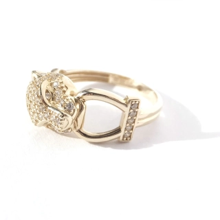 Zlatý prsten, Au 14K 585/1000, váha 3,64 g
