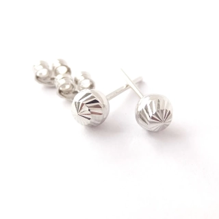 Zlaté náušnice, Au 14K 585/1000, váha 2x 0,44 g
