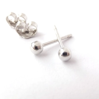 Zlaté náušnice, Au 14K 585/1000, váha 2x 0,37 g