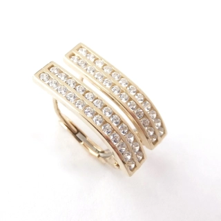 Zlaté náušnice, Au 14K 585/1000, váha 2,40 g