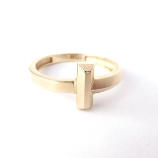 Zlatý prsten, Au 14K 585/1000, váha 2,04 g