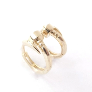 Zlaté náušnice, Au 14K 585/1000, váha 1,87 g