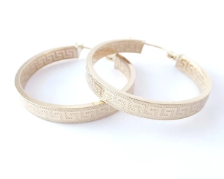 Zlaté náušnice, Au 14K 585/1000, váha 3,01 g