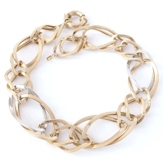 Zlatý náramek 19,5 cm, Au 14K 585/1000, váha 5,67 g
