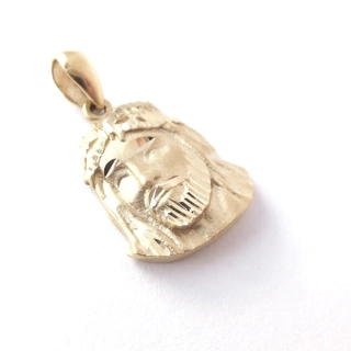 Zlatý přívěsek Ježíš, Au 14K 585/1000, váha 1,26 g