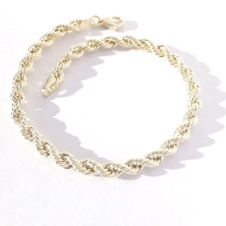 Zlatý náramek 18 cm, Au 14K 585/1000, váha 3,04 g