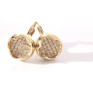 Zlaté náušnice, Au 14K 585/1000, váha 3,07 g