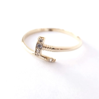 Zlatý prsten, Au 14K 585/1000, váha 1,43 g