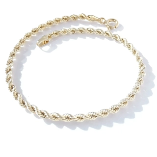 Zlatý náramek 18,5 cm, Au 14K 585/1000, váha 1,68 g