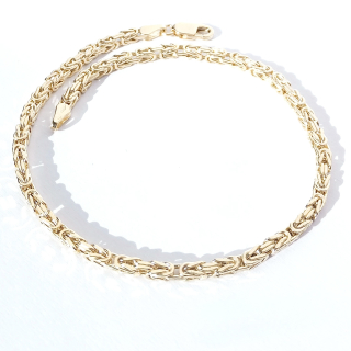 Zlatý náramek 22 cm, Au 14K 585/1000, váha 4,97 g