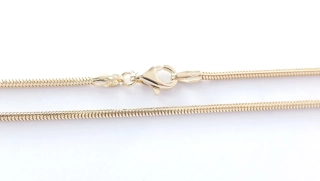 Zlatý řetízek 50 cm, Au 14K 585/1000, váha 4,59 g