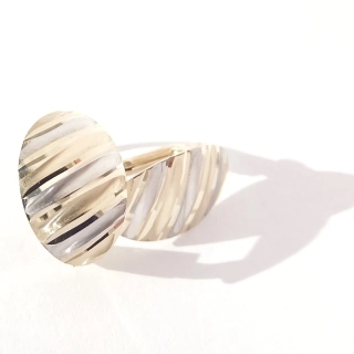 Zlaté náušnice, Au 14K 585/1000, váha 2,06 g
