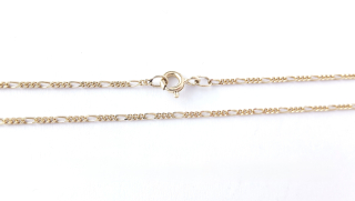 Zlatý řetízek 55 cm, Au 14K 585/1000, váha 3,99 g