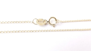 Zlatý řetízek 50 cm, Au 14K 585/1000, váha 0,96 g
