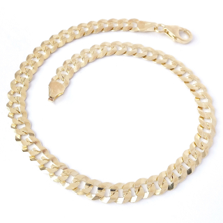 Zlatý náramek 22 cm, Au 14K 585/1000, váha 6,40 g