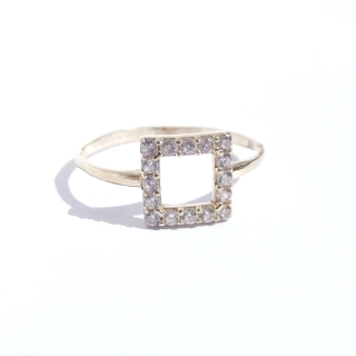 Zlatý prsten, Au 14K 585/1000, váha 0,97 g, použité zlato