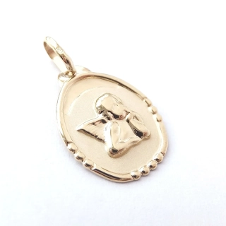 Zlatý přívěsek andělíček, Au 14K 585/1000, váha 0,68 g