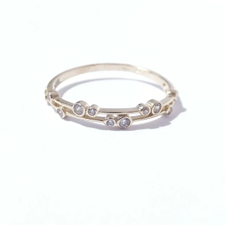 Zlatý prsten, Au 14K 585/1000, váha 1,01 g