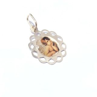 Zlatý přívěsek andělíček, Au 14K 585/1000, váha 0,49 g