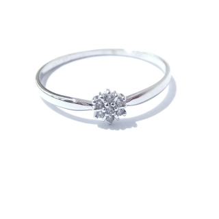 Zlatý prsten, Au 14K 585/1000, váha 1,03 g