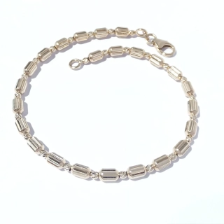 Zlatý náramek 18 cm, Au 14K 585/1000, váha 3,83 g