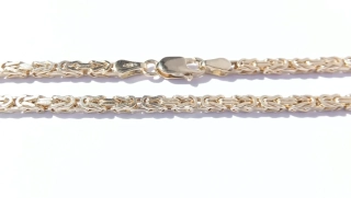 Zlatý řetízek 55 cm, Au 14K 585/1000, váha 12,09 g