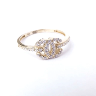 Zlatý prsten, Au 14K 585/1000, váha 1,52 g