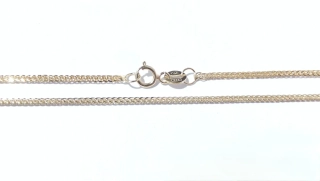 Zlatý řetízek 55 cm, Au 14K 585/1000, váha 1,53 g