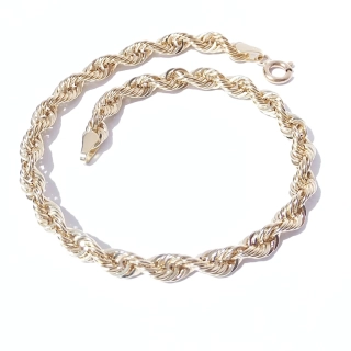 Zlatý náramek 21 cm, Au 14K 585/1000, váha 3,43 g