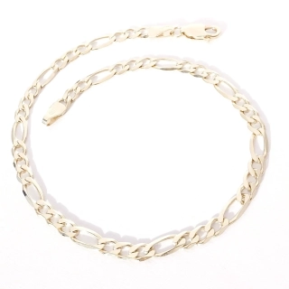 Zlatý náramek 22 cm, Au 14K 585/1000, váha 4,21 g, použité zlato