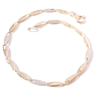 Zlatý náramek 18,5 cm, Au 14K 585/1000, váha 2,35 g
